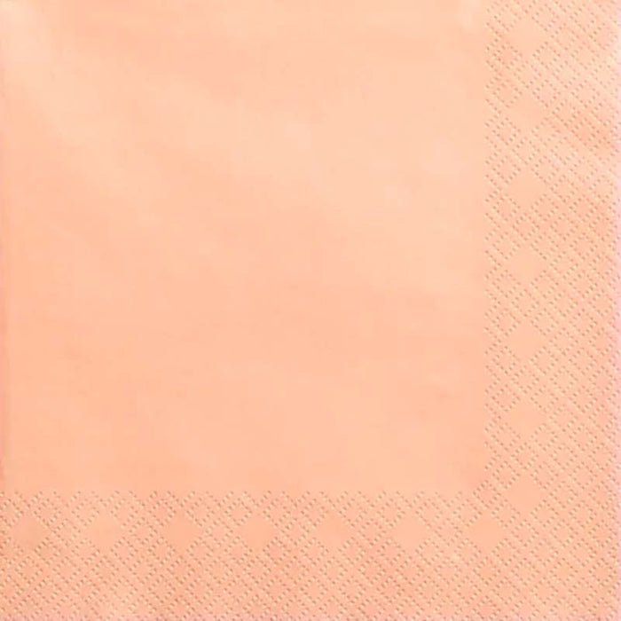 Servietten Uni 33x33 cm/ 20St. Lachsrosa