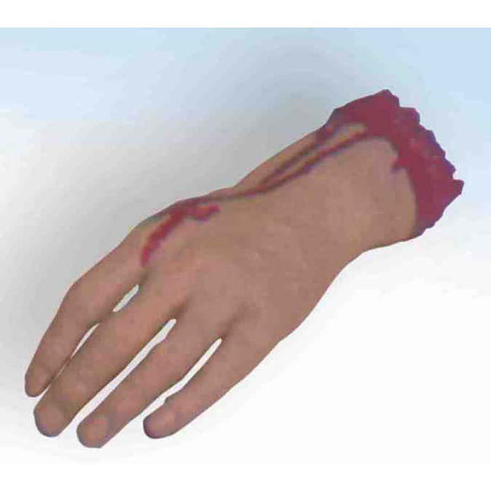 Halloween Körperteil Hand  Abgehackt & Blutig  Realistische Grusel Deko für Horrorpartys, Spukhaus & Outdoor