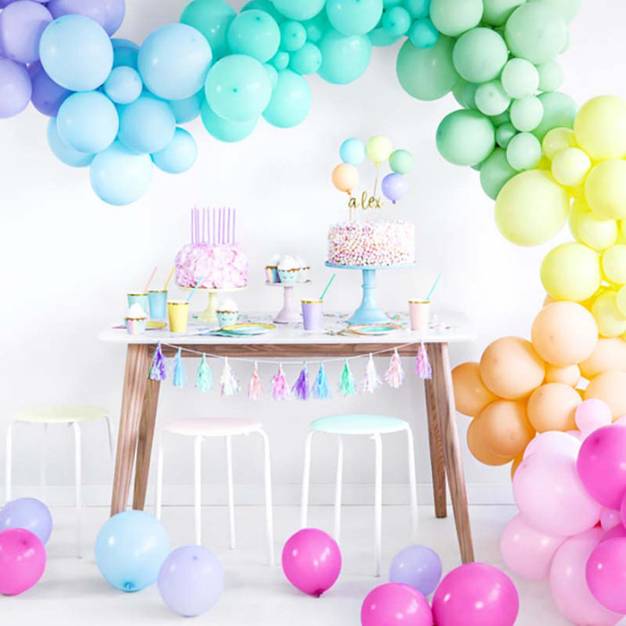 50 Stk. Luftballon Ø30cm "Uni Pastell" | Rosa