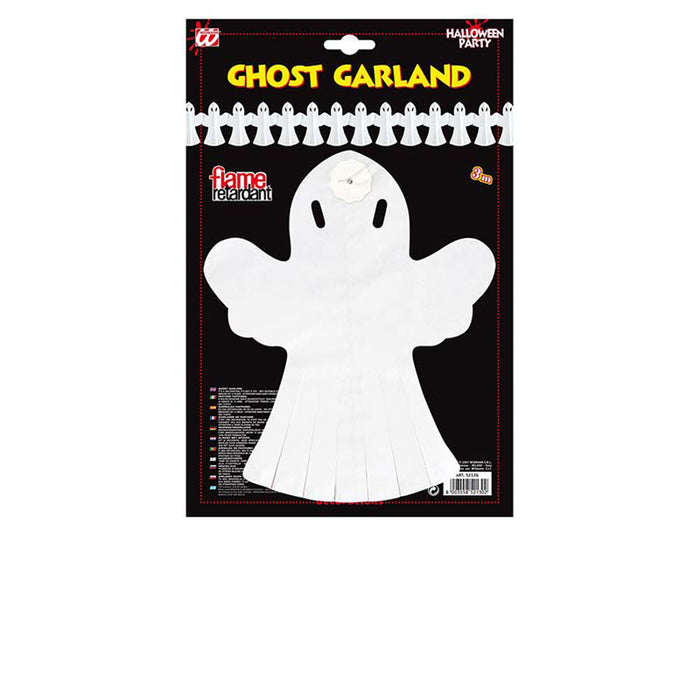 Girlande Halloween Papier Geister | 3m