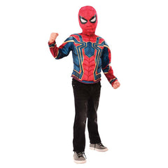 Marvel Avengers Iron Spider Kinderkostüm Deluxe  Oberteil & Maske  Größe 48 Jahre  Offiziell lizenziert