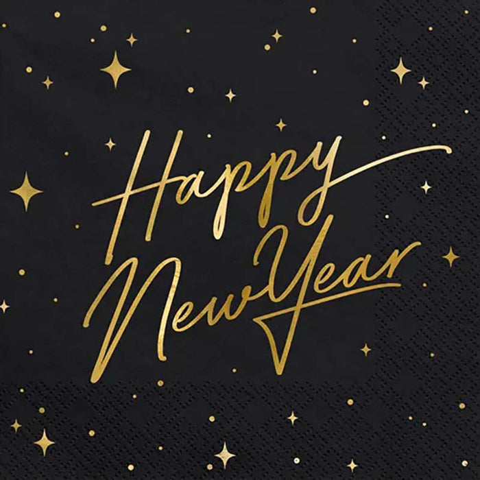 Servietten "Happy New Year" 20Stk/33x33cm