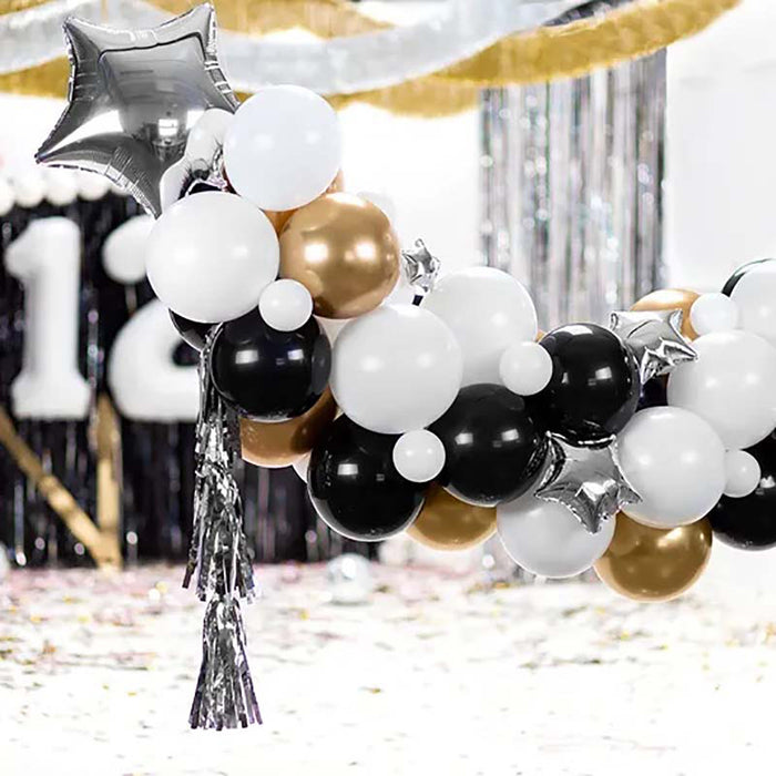 Latexballon Ballongirlande Sterne Mix, 167cm