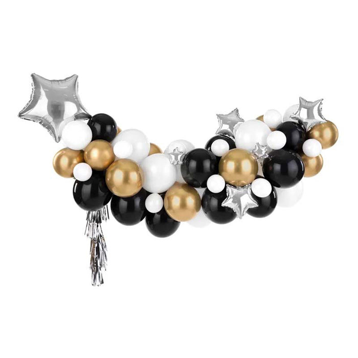 Latexballon Ballongirlande Sterne Mix, 167cm