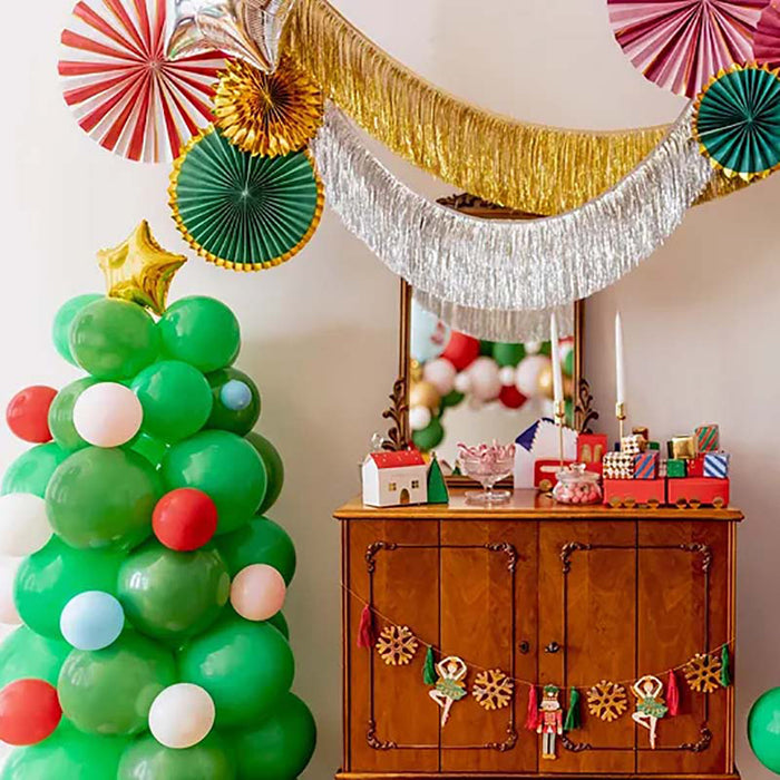 Latexballon Ballonsäule Weihnachtsbaum 161cm