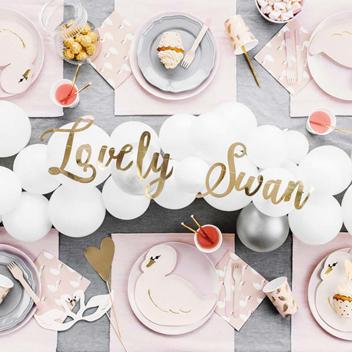 Servietten Schwan Lovely 20Stk/33x33cm