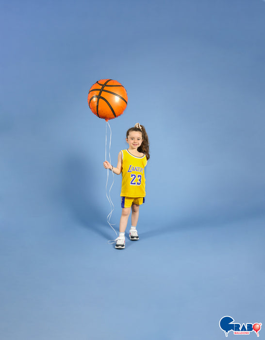 18"/Ø46cm Folienballon "Basketball"