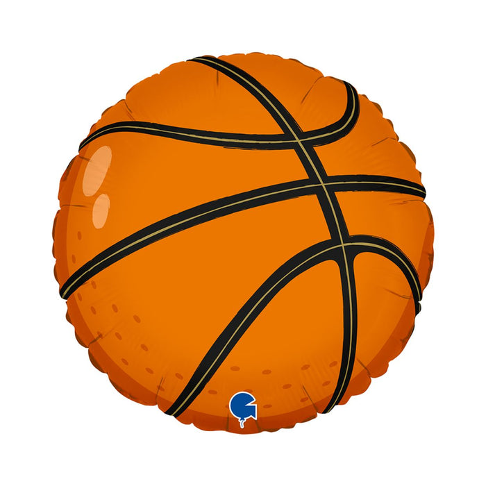 18"/Ø46cm Folienballon "Basketball"