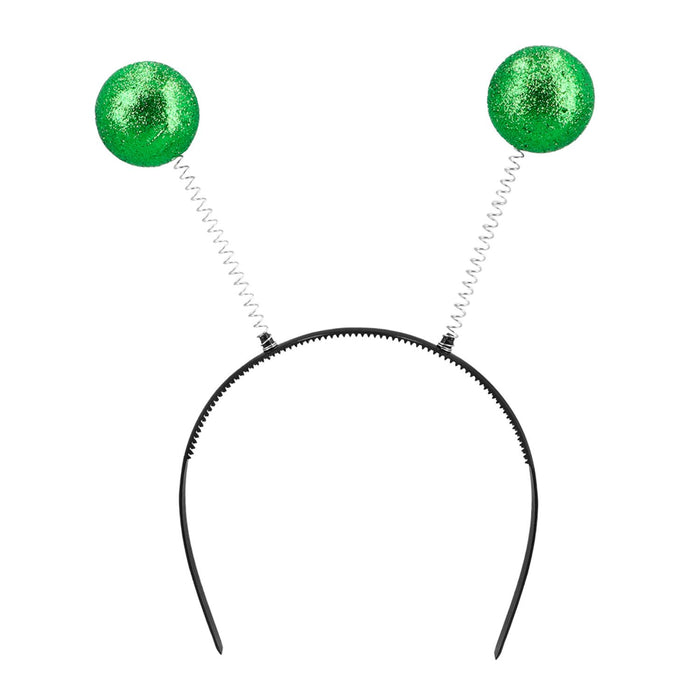 Kostüm-Set "Alien" 2-tlg. | Grün - Diadem und Partybrille