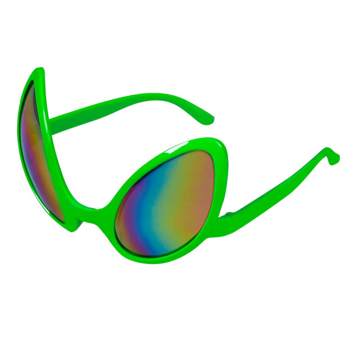 Kostüm-Set "Alien" 2-tlg. | Grün - Diadem und Partybrille