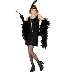 Charleston "Margaret" Kostüm für Damen | Schwarz - 20er Jahre