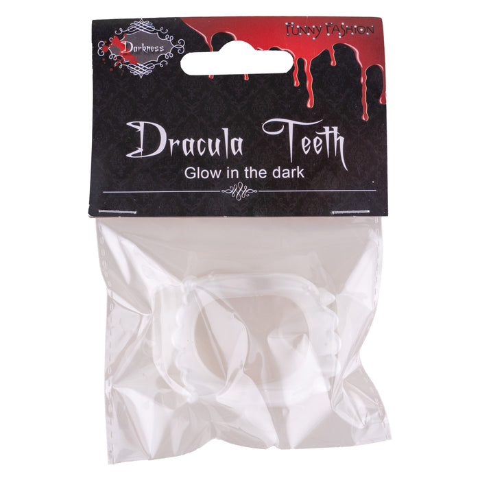 Dracula Vampirgebiss aus Kunststoff | Glow in the Dark