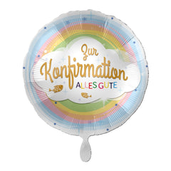 ABC18 Folienballon Ø 43cm "Zur Konfirmation Alles Gute"