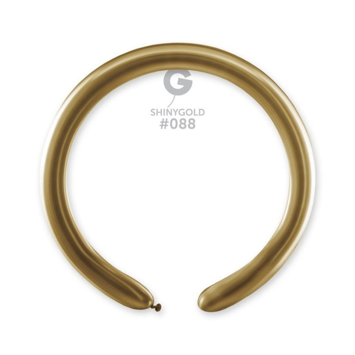 Modelling Ballons 5 cm Shiny Gold #088 | 50 Stück