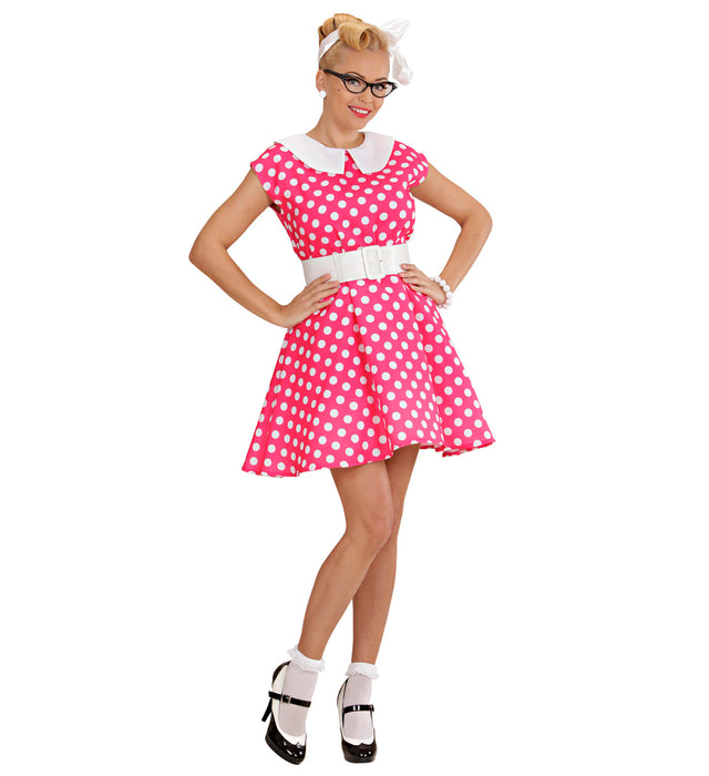 Fifties Kostüm für Damen - Pink