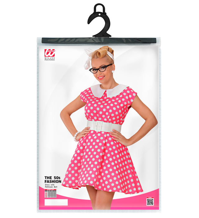 Fifties Kostüm für Damen - Pink