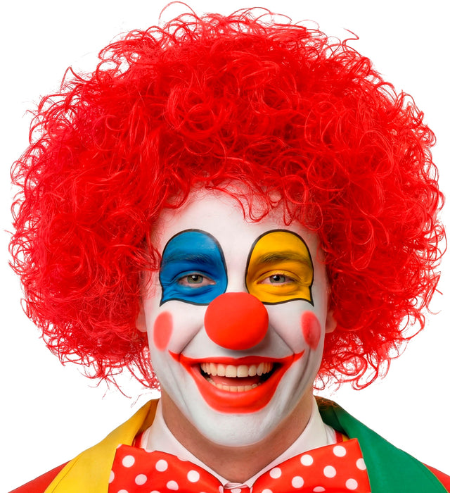 Perücke Clown für Erwachsene  | Rot