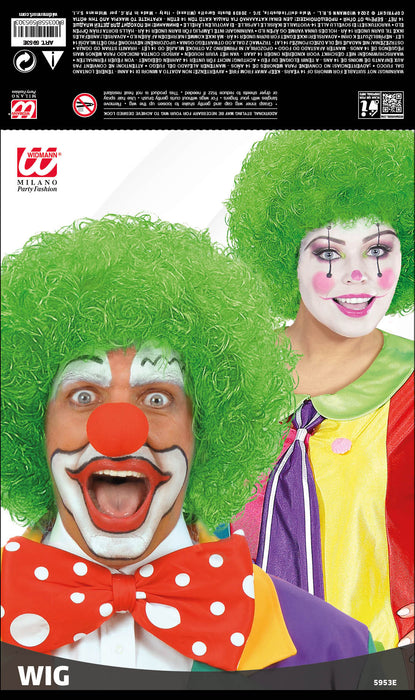 Perücke Clown | Grün
