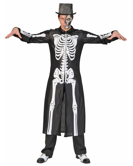 Day of the Dead Skelett Mantel für Herren | Halloween Kostüm