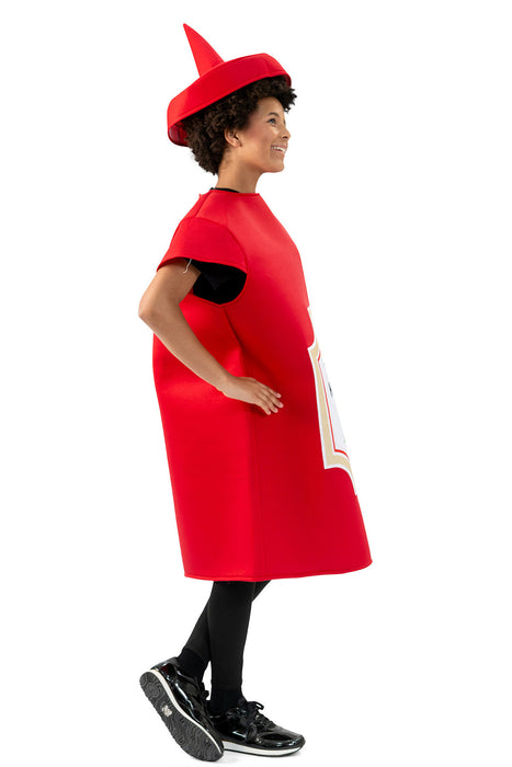 Spaßkostüm "Ketchupflasche" für Erwachsene | Rot