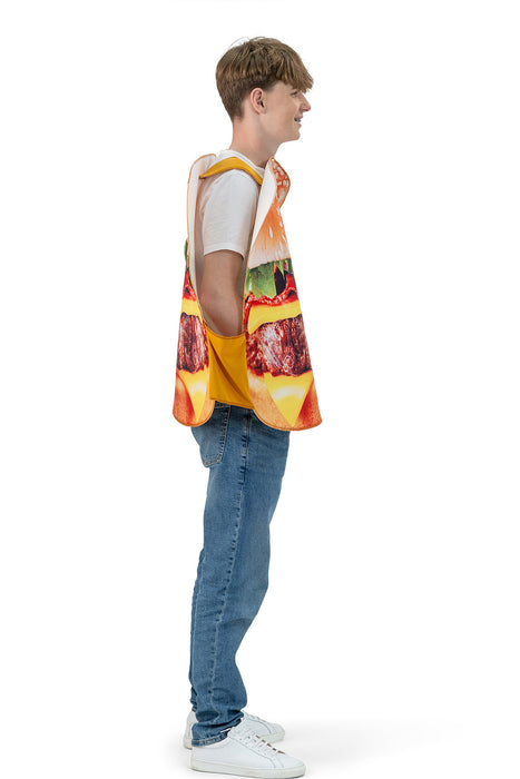 Spaßkostüm "Hamburger" für Erwachsene | Einheitsgröße