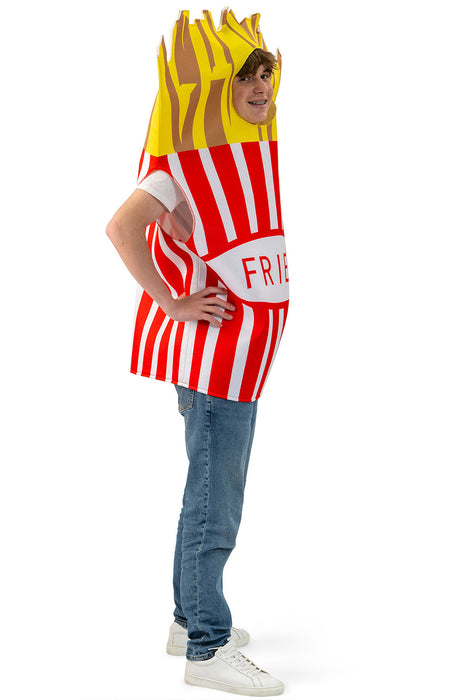Spaßkostüm "Pommes" für Erwachsene | Einheitsgröße
