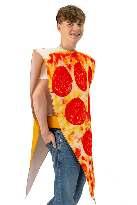 Spaßkostüm "Pizza" für Erwachsene | Einheitsgröße