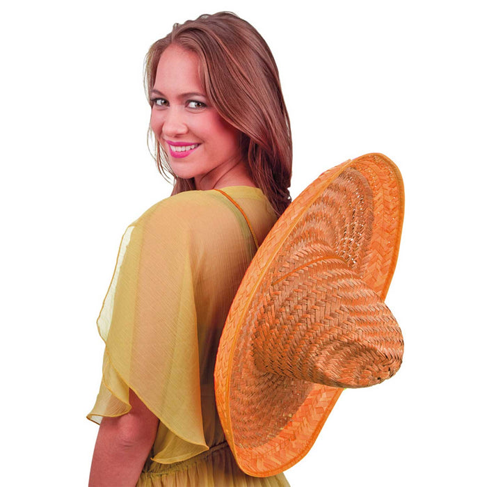 Sombrero "Santiago" Ø 50 cm | Strohhut zum Mexiko Kostüm