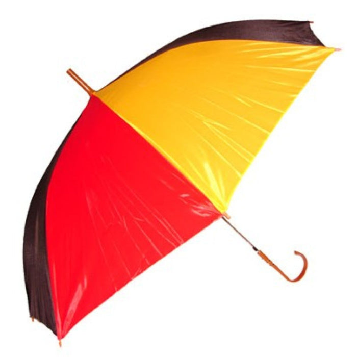 Regenschirm Rot Gelb Schwarz | 70 cm