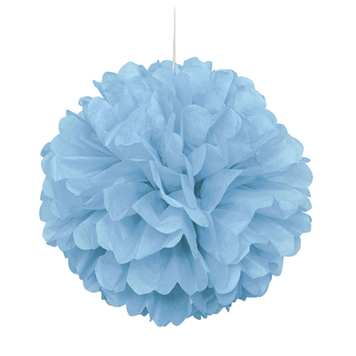 Wabenball Fluffy 40cm/1 Stück | Hellblau