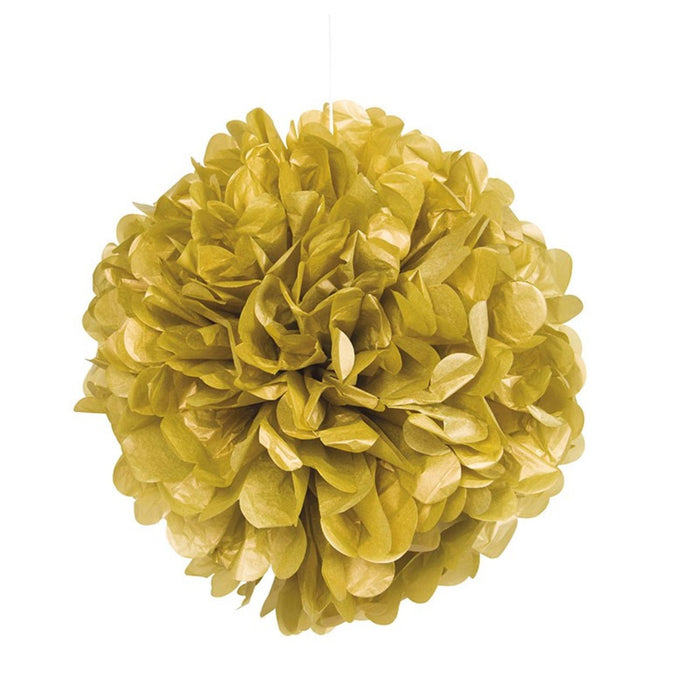 Wabenball Fluffy 40cm/1 Stück | Gold