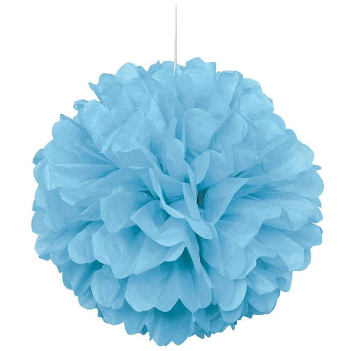 Wabenball Fluffy 23cm/3 Stück | Hellblau