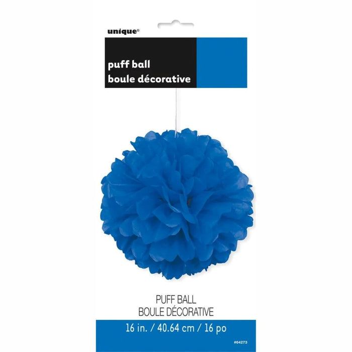 Wabenball Fluffy 40cm/1 Stück | Royalblau