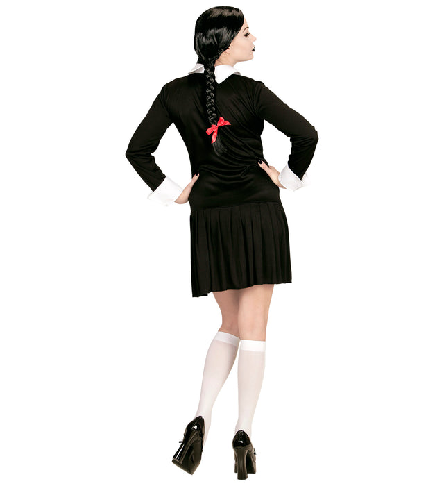 Dark Girl Damenkostüm - Halloween Verkleidung | Schwarz Weiß