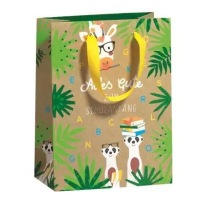 Geschenktüte "Alles Gute zum Schulanfang" | B17x T9,2 x H22,5cm - feiermeier Schulanfang