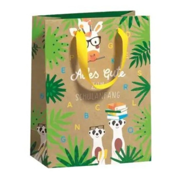 Geschenktüte "Alles Gute zum Schulanfang" | B17x T9,2 x H22,5cm