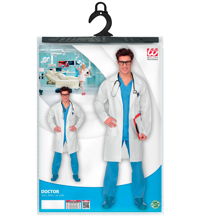 Arzt Kostüm "Mr. Doctor" für Herren | Weiß