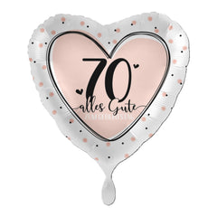 ABC18 Herz Folienballon Ø 43cm "Alles Gute zum Geburtstag" #70