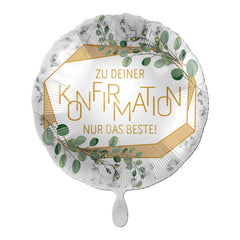 ABC18 Folienballon Ø 43cm "Zu deiner Konfirmation"
