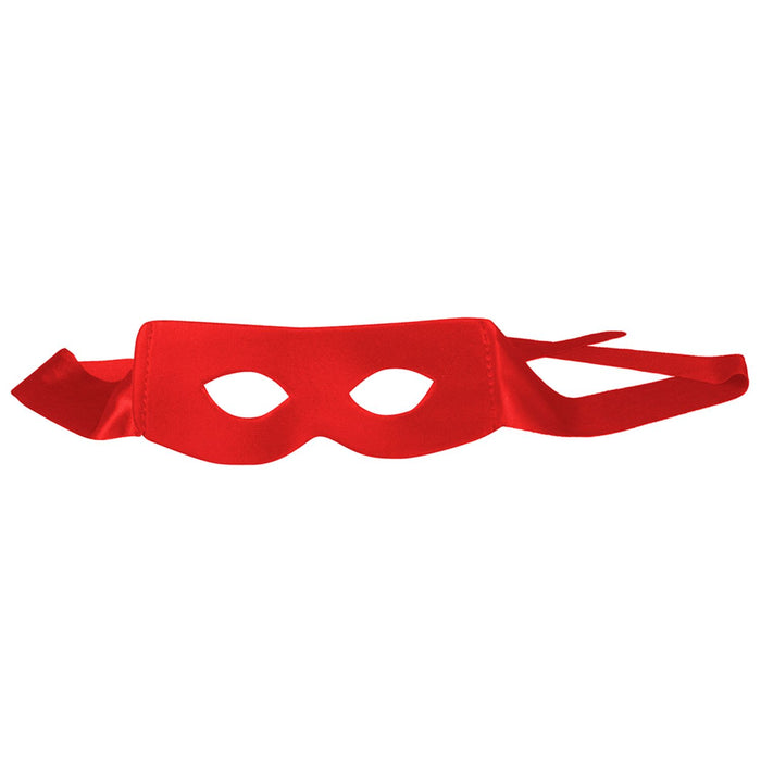 Kostüm-Set "Held" für Erwachsene | Rot - Augenmaske und Umhang 90 cm