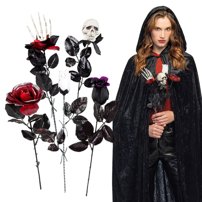 Blumen Halloween 5-fach sort. | 45 cm