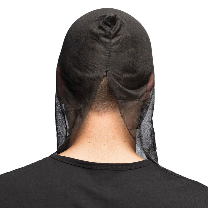 Halloween Maske "Kürbis mit Kapuze" | Orange Schwarz