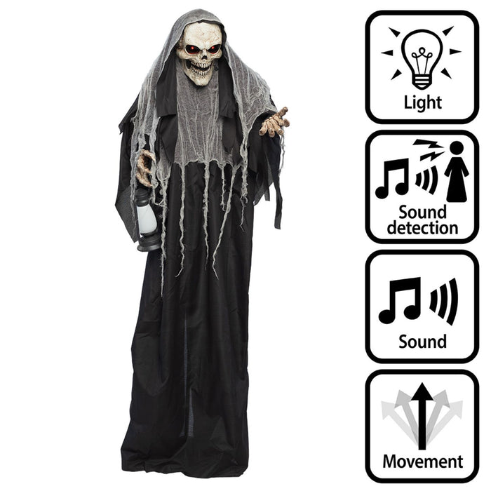 Halloween Figur "Shining Reaper" Animiert | 180 cm