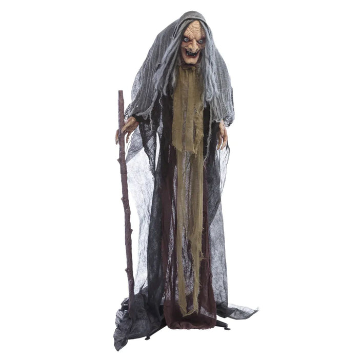 Halloween Figur "Hexe Orenda" Animiert | 160 cm
