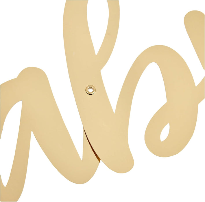 Buchstabengirlande Folie Hello Baby Gold ca.85cm