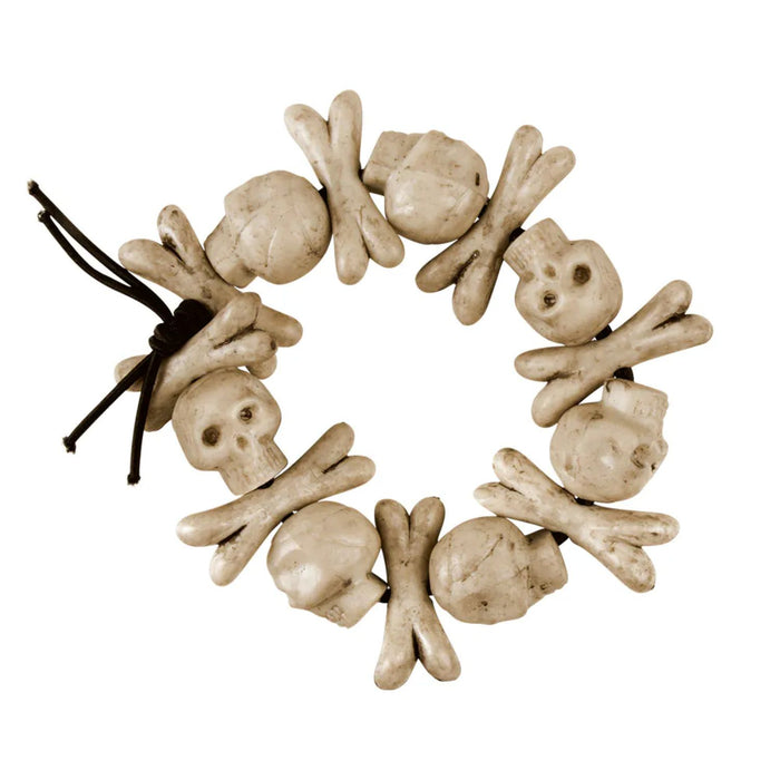 Armband "Skull Bones" | Beige