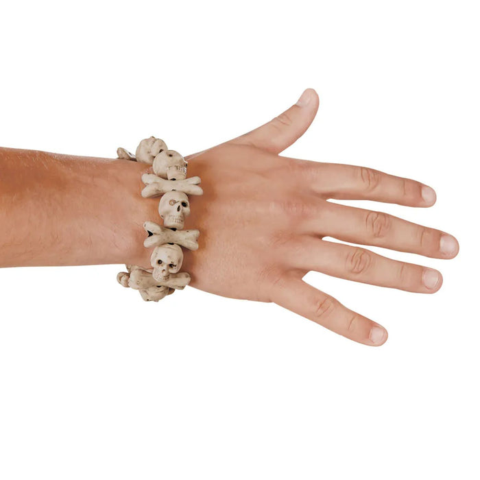 Armband "Skull Bones" | Beige