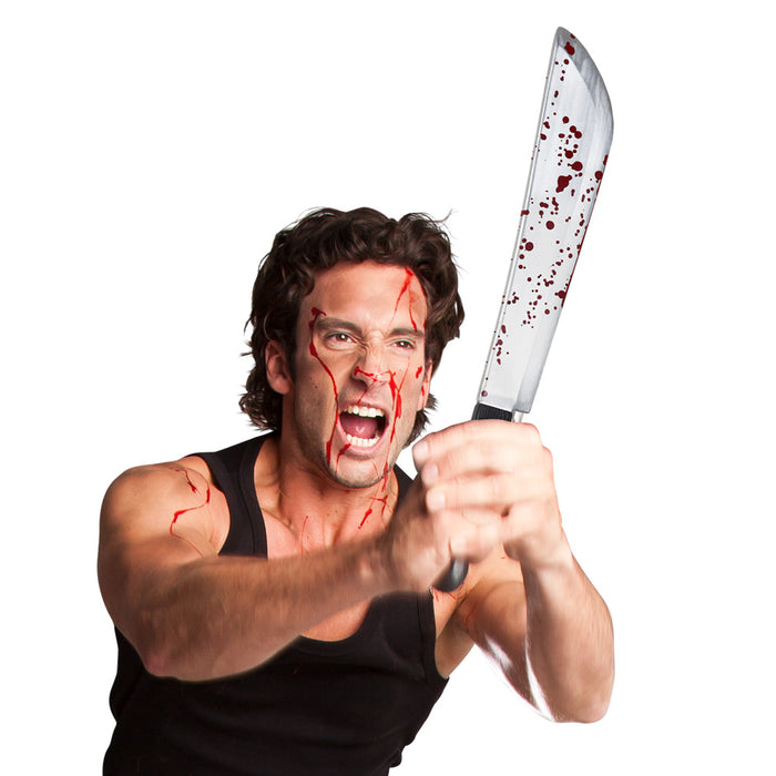 Waffe Machete blutverschmiert 53cm