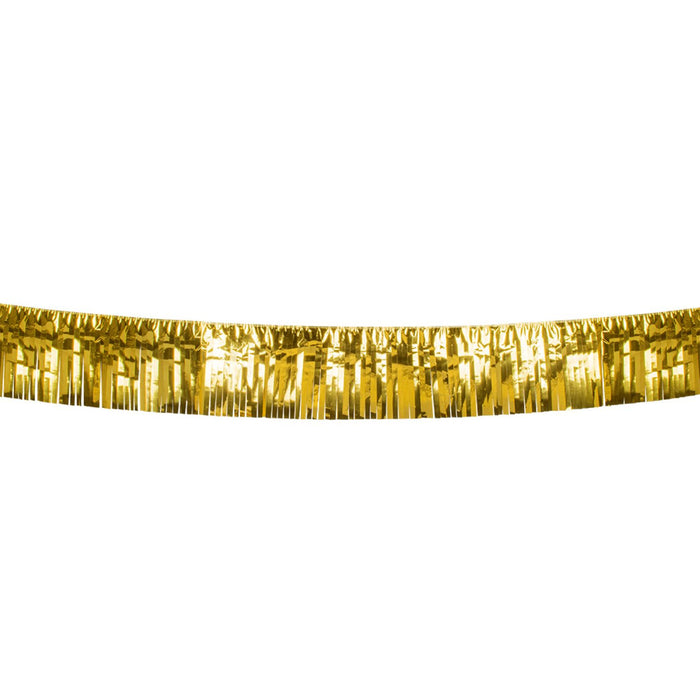 Fransengirlande 600 cm | Metallic Gold
