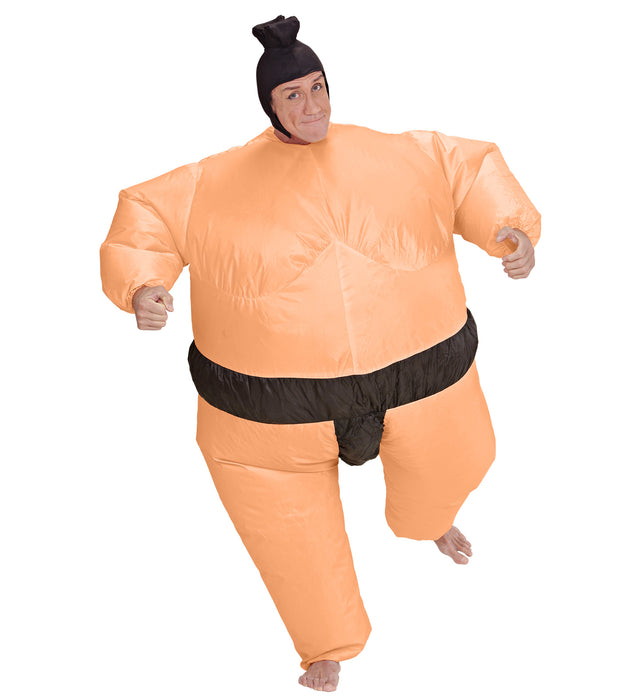 Spaßkostüm "Aufblasbarer Sumo-Ringer" für Erwachsene